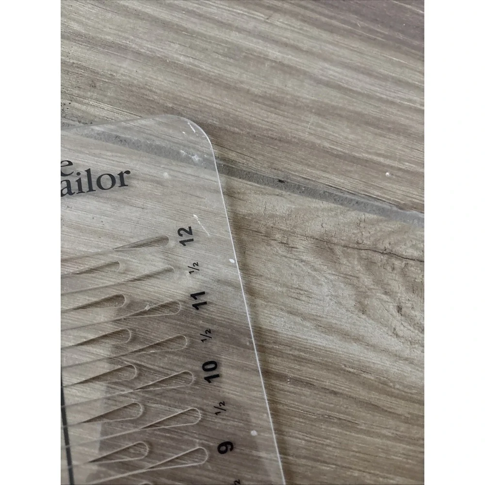 June Tailor Shape Cut Slot Ruler-Acrylic Cutting Tool JT794 For Quilting Cutting